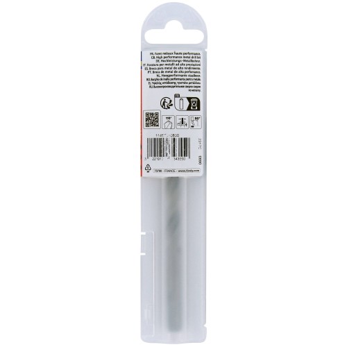 Ø: 8.5 / L: 117 / Broca para metal HSS PUNTA ESCALONADA | DIN338 |h8 | Afilado Tivoly Smart Point (Funda plástico)