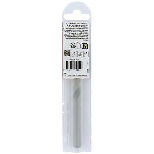 Ø: 10.5 / L: 133 / Broca para metal HSS PUNTA ESCALONADA | DIN338 |h8 | Afilado Tivoly Smart Point (Funda plástico)