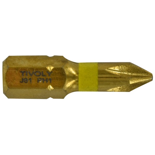 Punta de atornillar -Torsión diamante IMPACTO -Para tornillo Phillips (Blíster) N°: N1 / L: 25