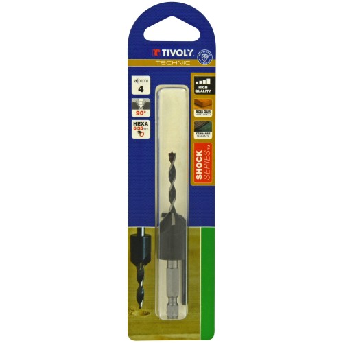 Ø4mm broca + fresa para madera