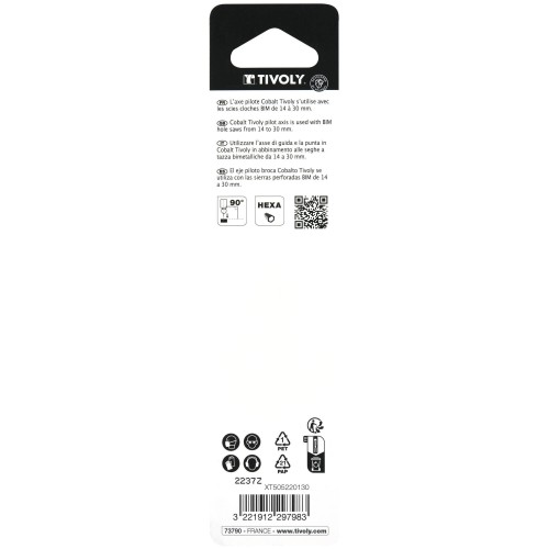 Broca guía bimetal cobalto 5 % Ø 14>30 mm