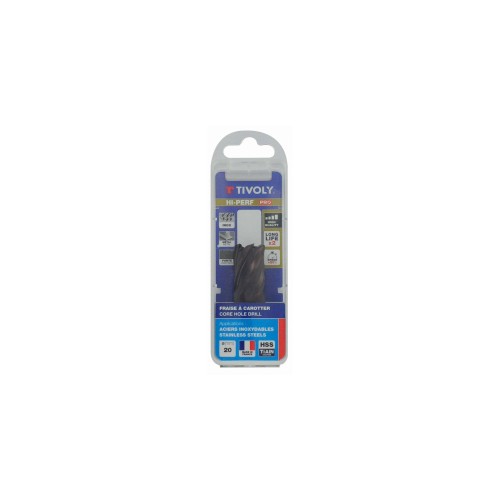 Fresa hueca HSS | Recubrimiento TiAlN | Serie larga | Taladrado electromagnético anclaje Weldon (Tubo colgante) Ø: 12 / Øint: 6 / L: 80