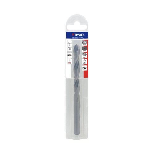 Ø: 4.8 / L: 86 / Broca para metal HSS - Tratamiento STEAM -Afilado SPLIT POINT (Funda plástico)