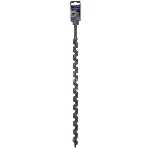 Ø: 8 / Broca para madera espiral única L. 450 mm -SDS+ (Gancho SDS colgante) / L: 450