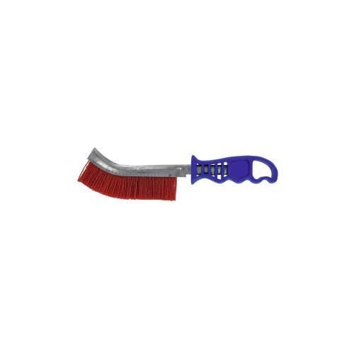 Cepillos ERGONÓMICOS -Convexos -Hilos de acero, acero inoxidable, latón o nailon (Embalaje unitario) / Nailon abrasivo /