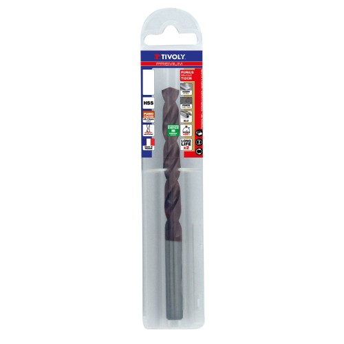 Ø: 4 / L: 75 / Broca para metal HSS FURIUS -Recubrimiento FUSIO -Afilado SPLIT POINT (Funda plástico)