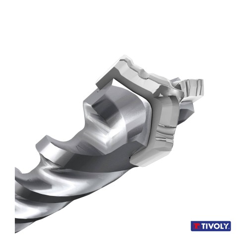 Ø: 6.5 / Broca para hormigón 3 cortes MASTER3 -L. 310 mm -Punta de centrado -Triple ranura -SDS+ (Gancho SDS colgante) / L: 310