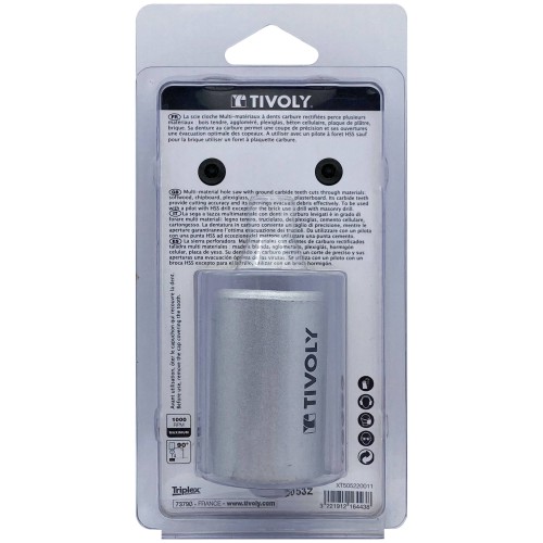 Ø: 40 / Sierra de corona multimateriales con dientes de carburo HM (Estuche blíster) / H: 55