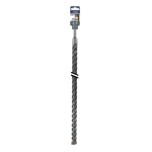 Ø: 10 / Broca para hormigón 2 cortes SPEEDER2 -L. 1000 mm -Punta de centrado -Cuádruple ranura -SDS+ (Gancho SDS colgante) / L: 1000