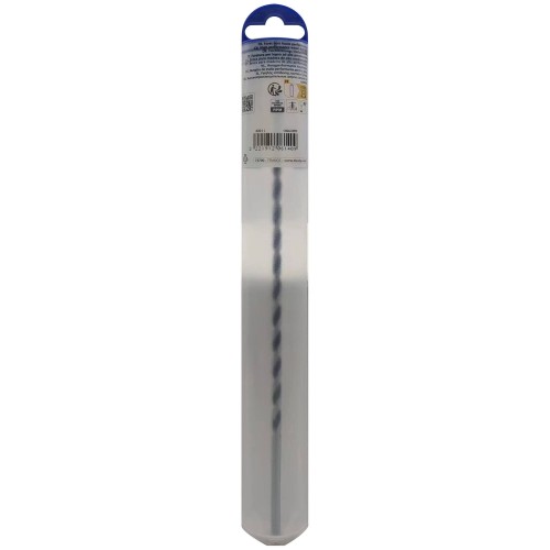 Ø: 5 / Broca para madera de 3 puntas L. 250 mm -Mango cilíndrico (Blíster) / L: 250