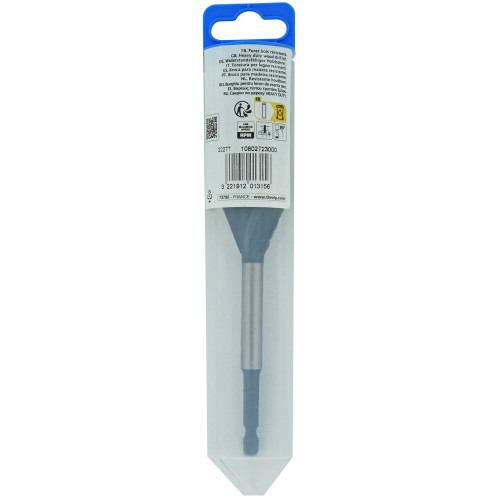 Ø: 30 / Broca para madera de 4 cortes -Mango hexagonal (Blíster) / L: 165