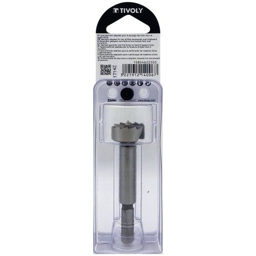Ø: 25 / Broca para moldear Forstner (Blíster) / L: 90