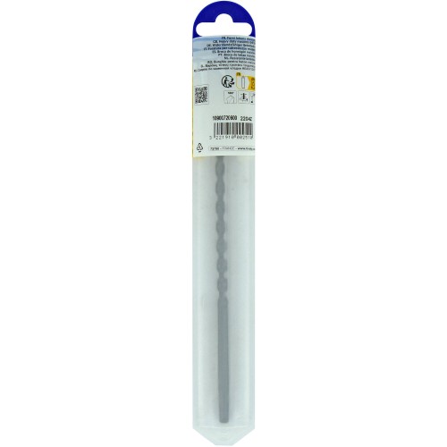 Ø: 6 / Broca para hormigón L. 200 mm -Mango cilíndrico (Blíster) / L: 200
