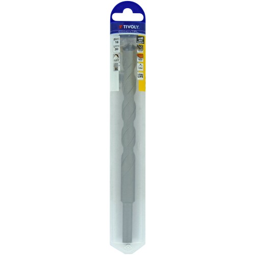 Ø: 16 / Broca para hormigón L. 200 mm -Mango cilíndrico (Blíster) / L: 200