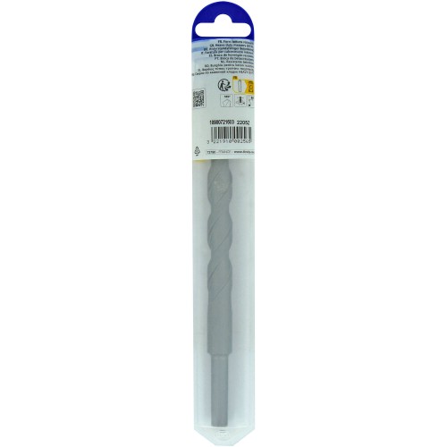Ø: 16 / Broca para hormigón L. 200 mm -Mango cilíndrico (Blíster) / L: 200