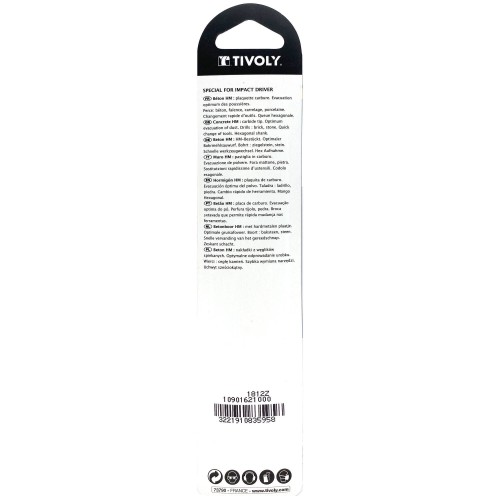 Ø: 10 / Broca para hormigón Shock Serie -Mango hexagonal monobloque (Blíster) / L: 120