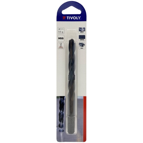 Ø: 11.5 / L: 142 / Broca para metal HSS - Tratamiento STEAM -Afilado SPLIT POINT (Blíster)