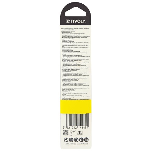 Ø: 8 / Broca HSS especial para taladrar placas de yeso y sus soportes -Mango hexagonal (Blíster) / L: 117
