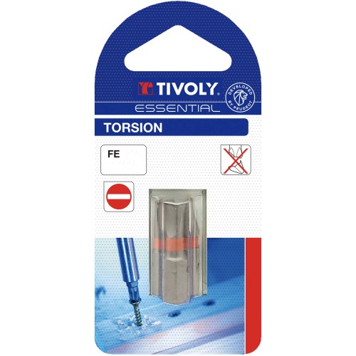 Punta de atornillar -Torsión -Para tornillo con cabeza ranurada (Blíster) N°: 4,5-5,5-6,5 / L: 25