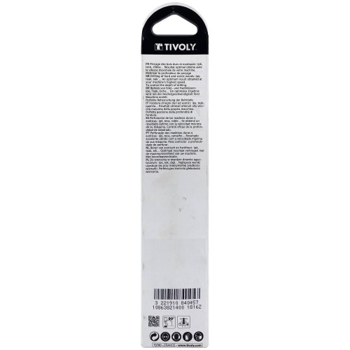 Ø: 14 / Broca para madera de 3 puntas -Mango cilíndrico -Graduada SLR (Blíster) / L: 160