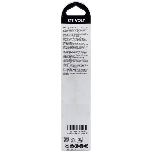 Ø: 15 / Broca para madera de 3 puntas -Mango cilíndrico -Graduada SLR (Blíster) / L: 169