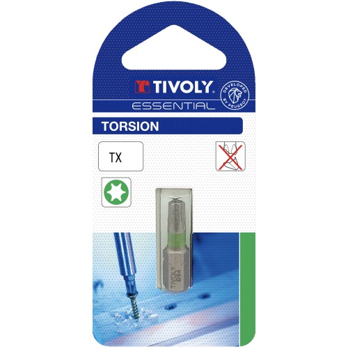 Punta de atornillar -Torsión -Para tornillo Torx (Blíster) N°: N15 / L: 25