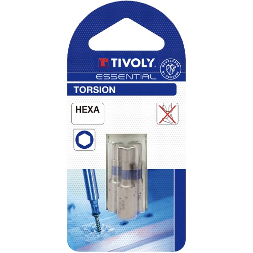 Punta de atornillar -Torsión -Para tornillo hexagonal (Blíster) N°: 3/4/5 / L: 25