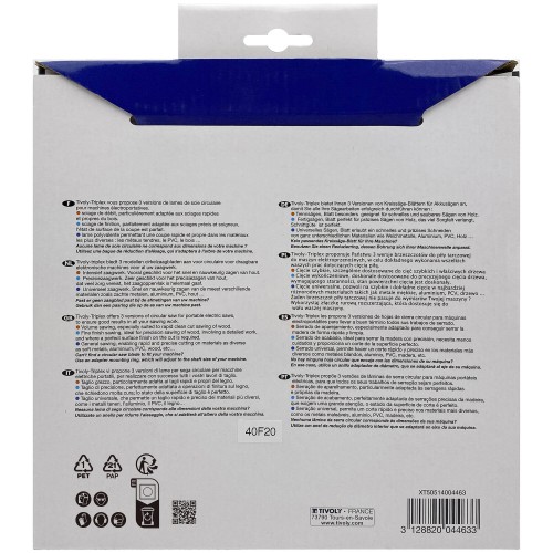 Ø: 210 x Ø2: 30 x Z: 60 / Hojas de sierra circular -Acabado -Para plástico, aluminio y acero inoxidable -Uso en sierra portátil (Funda cartón)
