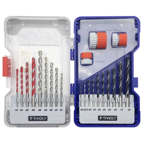 22 piezas -Caja RANGER -Kit especial de taladrado para montaje + fijaciones