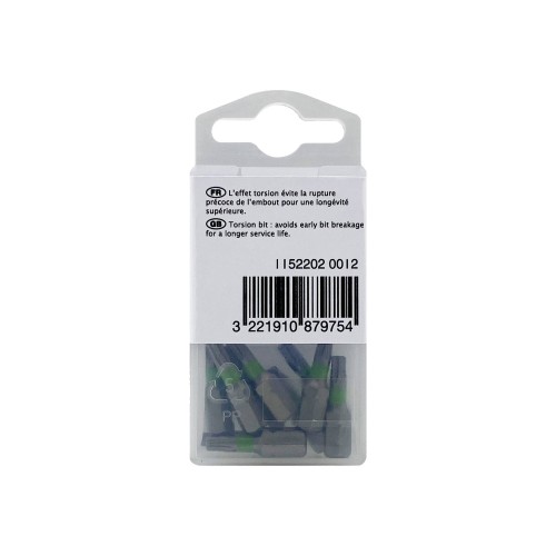 10 puntas TX20 torsion