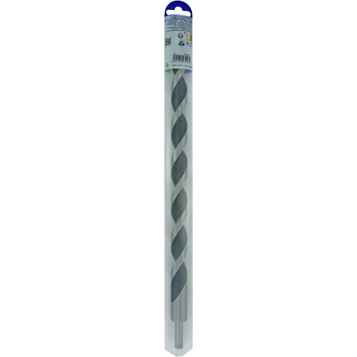 Ø: 20 / Broca para madera de 3 puntas L. 400 mm -Mango cilíndrico (Blíster) / L: 400