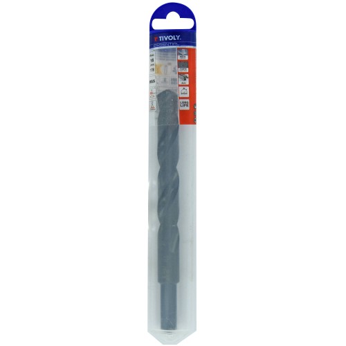 Ø: 16 / L: 178 / Broca para metal HSS -Tratamiento STEAM -Mango reducido (Funda plástico)