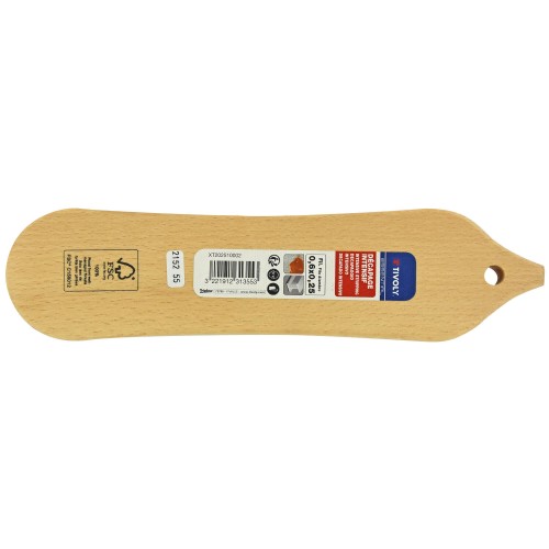 Cepillo VIOLÍN -Mango de madera FSC - Hilos de acero o latón (Granel) / Acero plano / 0,6x0,25