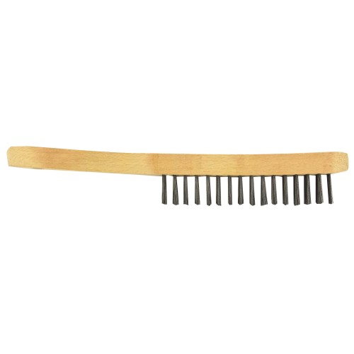Cepillo con mango de madera FSC (Granel) / Acero corrugado / 0.33