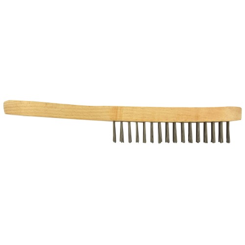 Cepillo con mango de madera FSC (Granel) / Acero inoxidable / 0.30