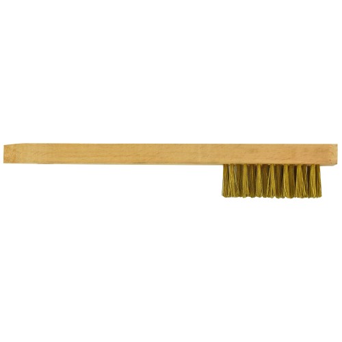 Cepillo para BUGÍAS- Mango de madera FSC - Hilos de latón (Granel) / Latón corrugado / 0.20