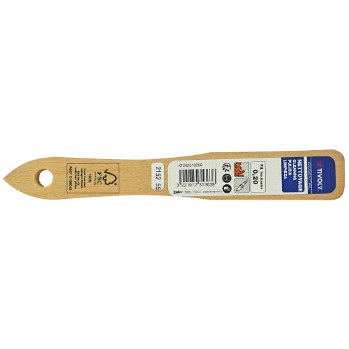 Cepillo para BUGÍAS- Mango de madera FSC - Hilos de latón (Granel) / Latón corrugado / 0.20