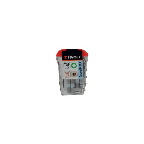 5 puntas inox torsion TX20