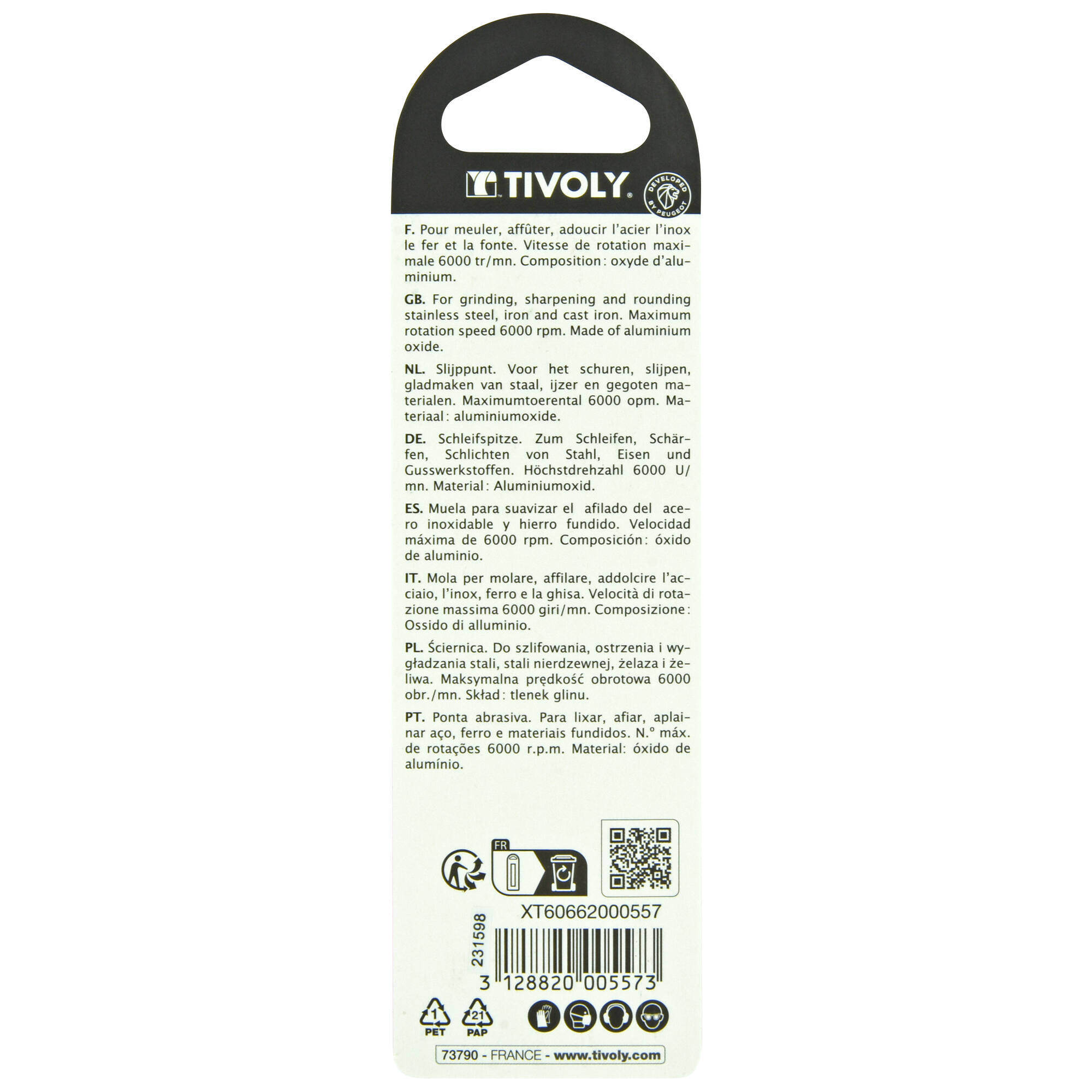 Surtido de muelas Ø8>10mm