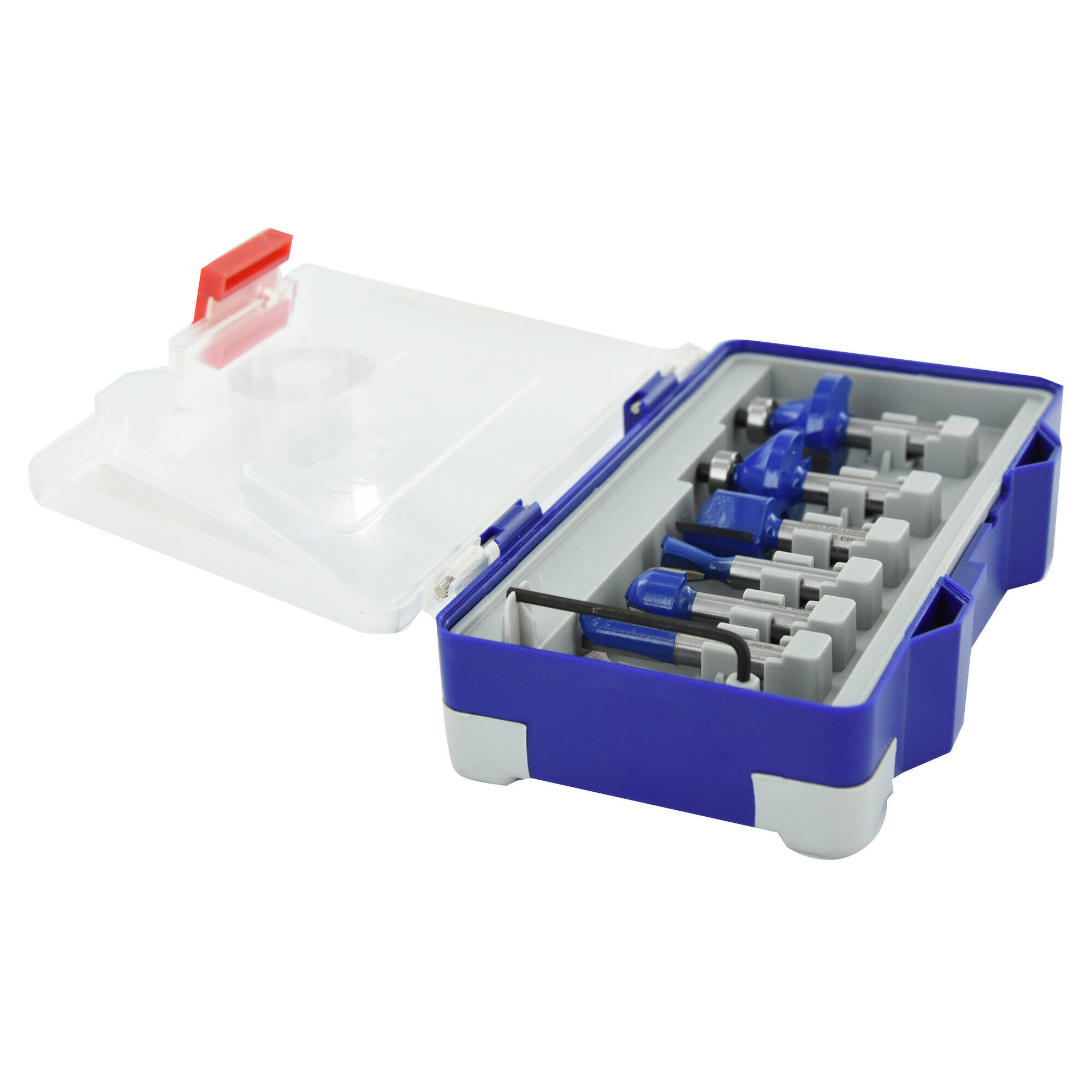 6 fresas de rebajadora de formas variadas - mango de 8 mm