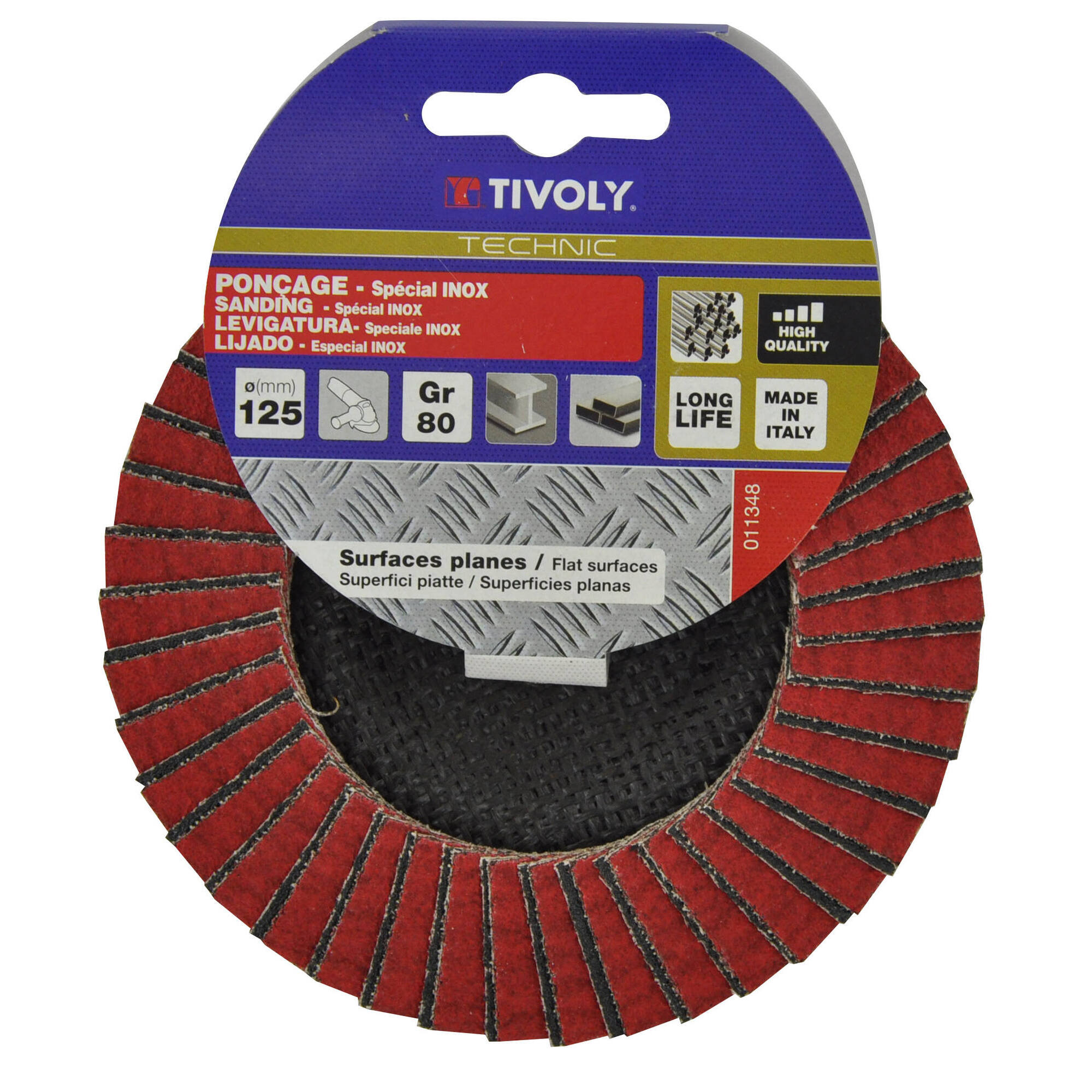 Disco LÁMINAS CERÁMICAS Y DE CIRCONIO (Cartoncillo colgante) / Dim Ø125 / Gr : 80