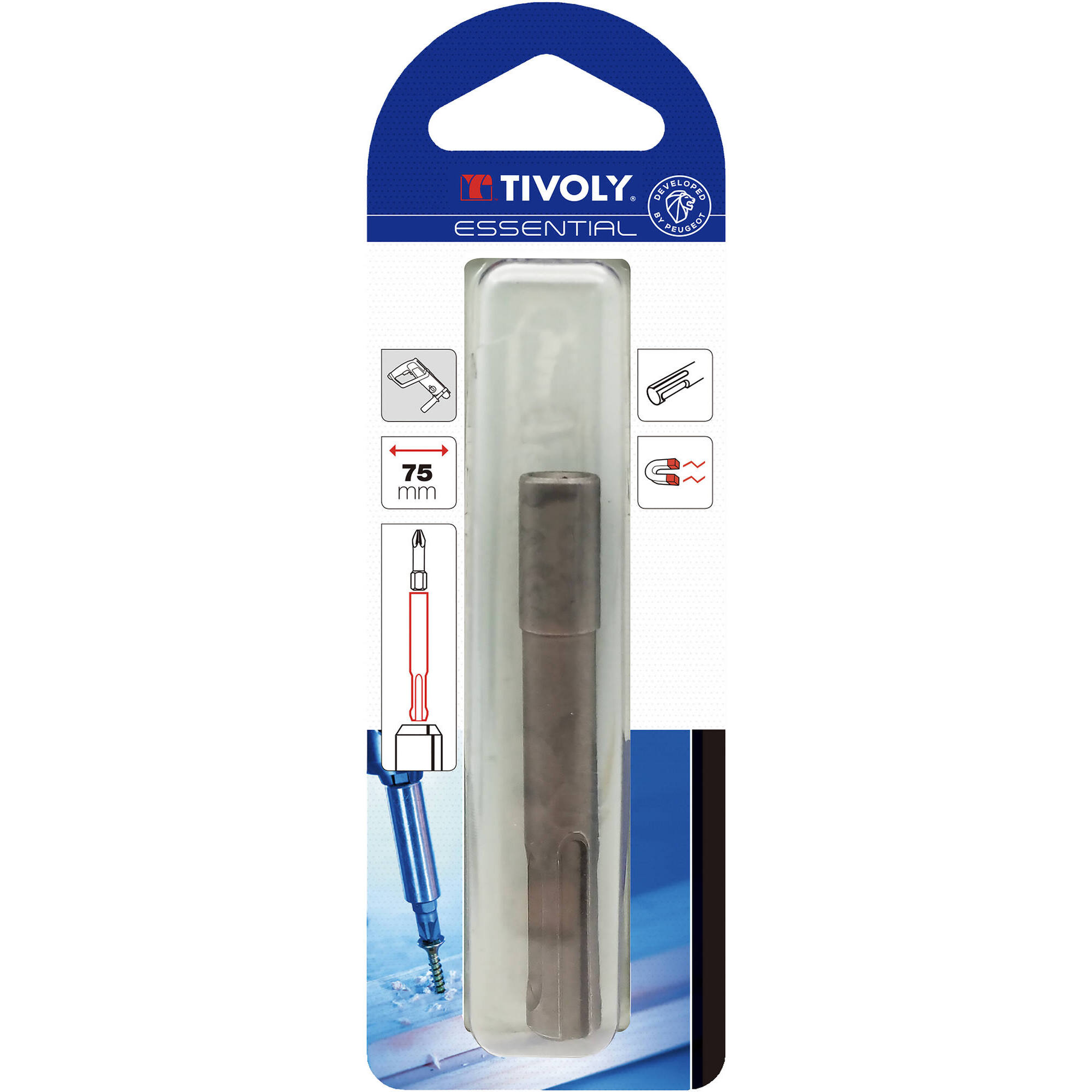 Portapuntas SDS L75 mm