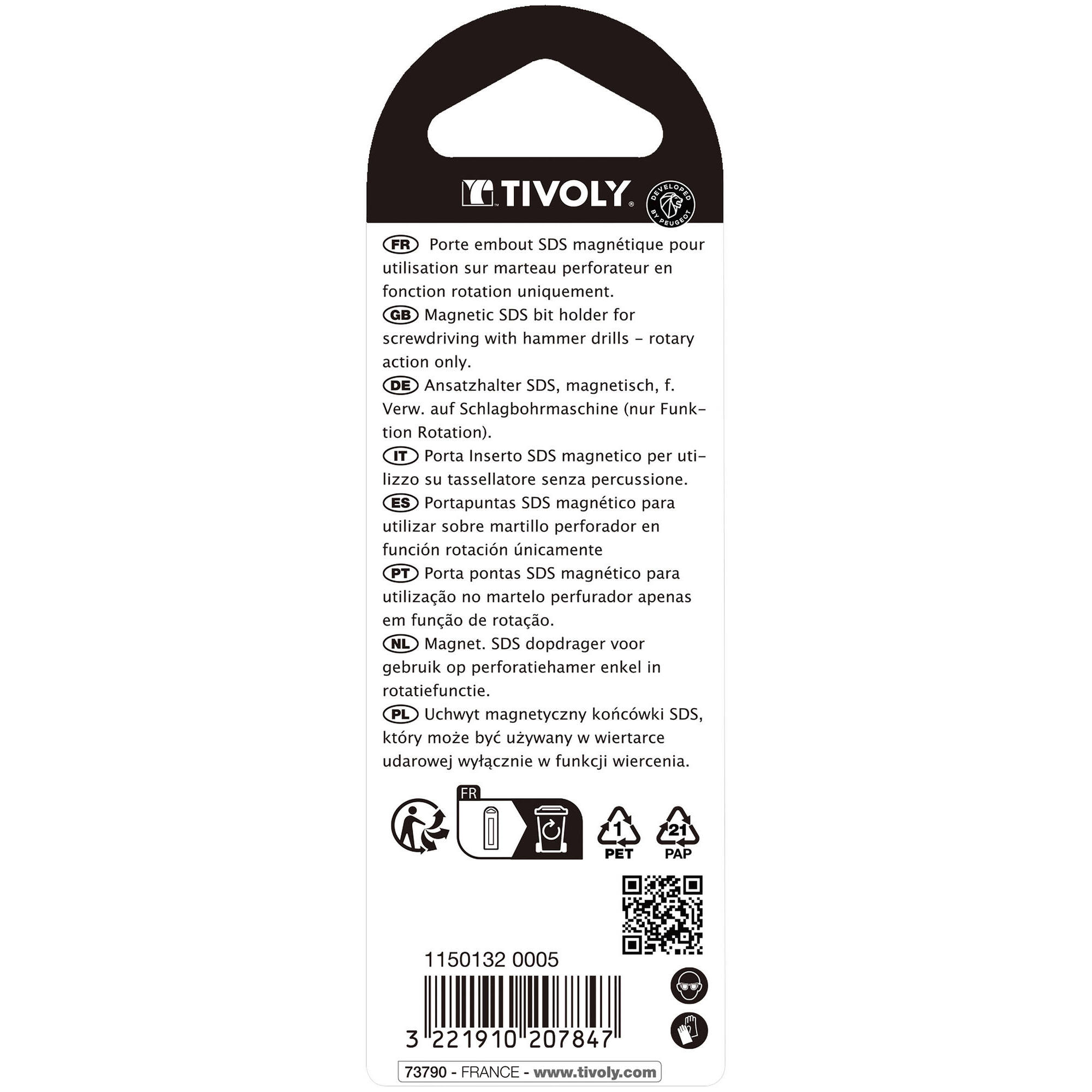 Portapuntas SDS L75 mm