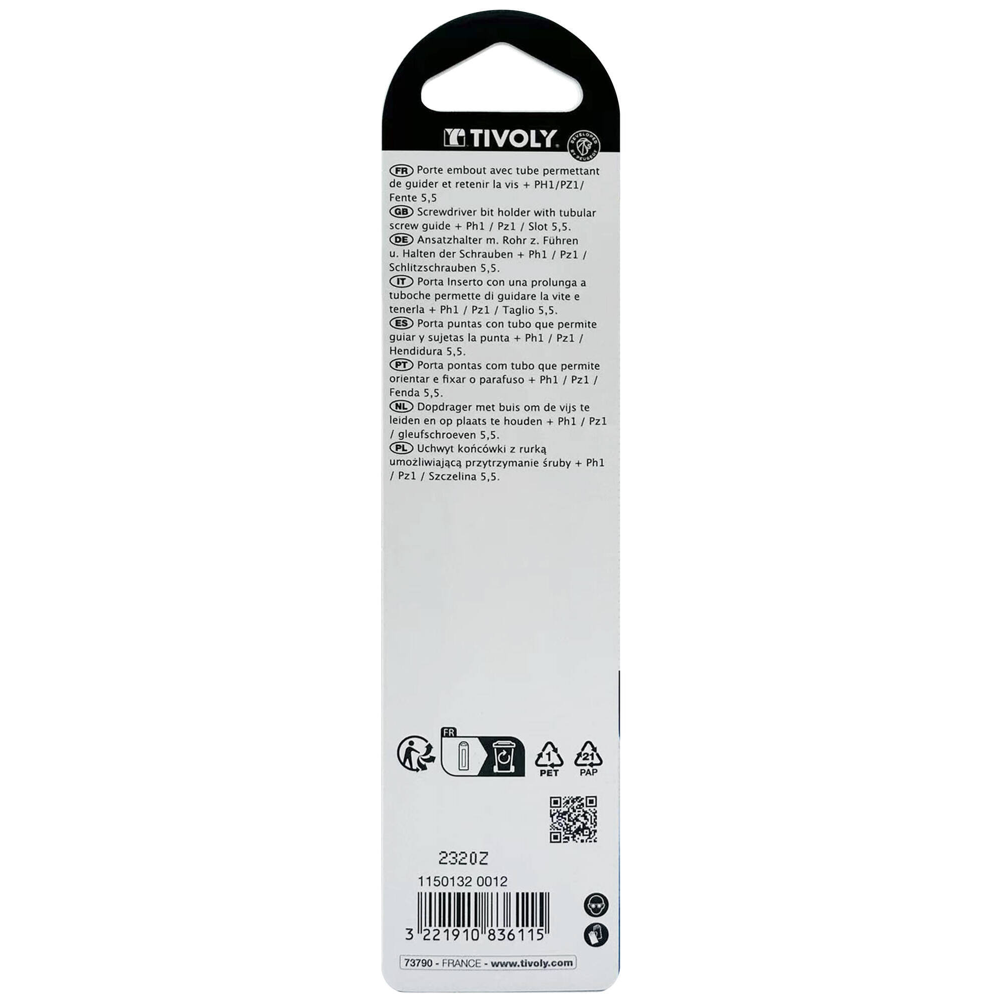 Guía de tornillo L. 120 mm