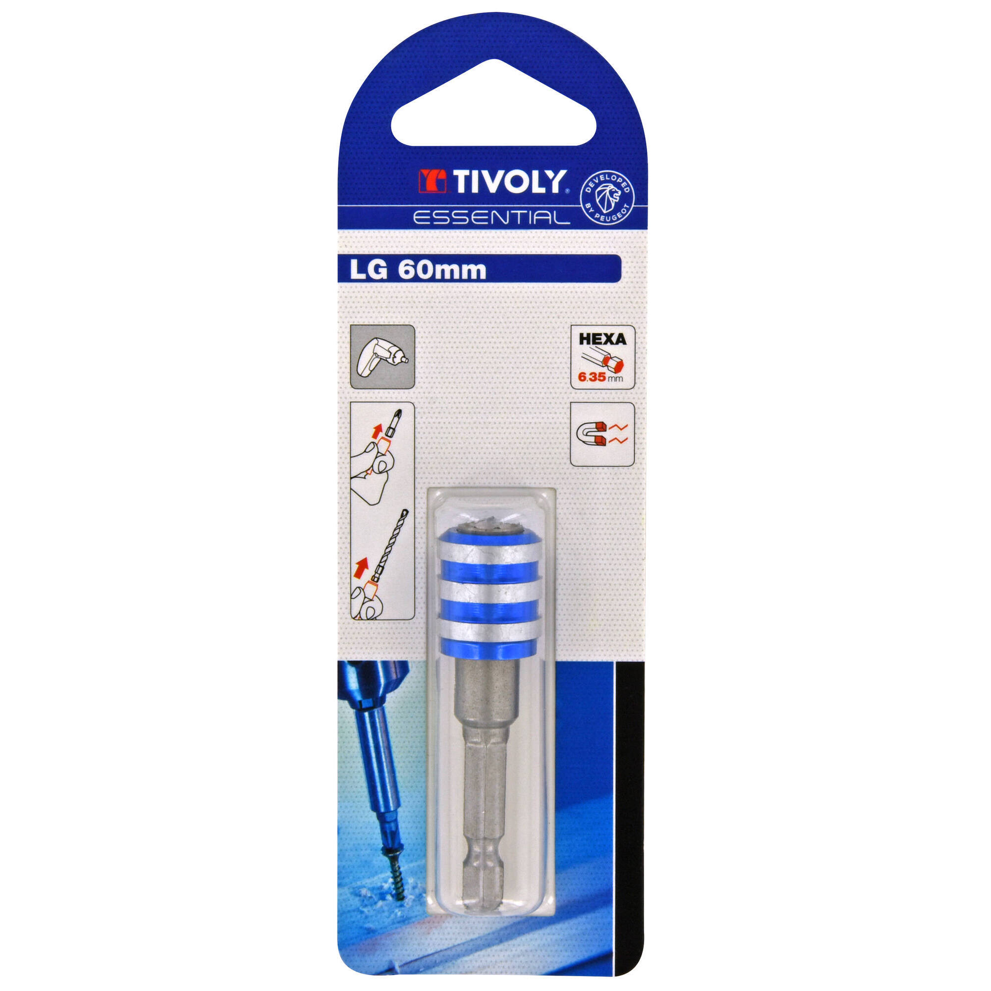 Portapuntas magnético Quick Change L. 60