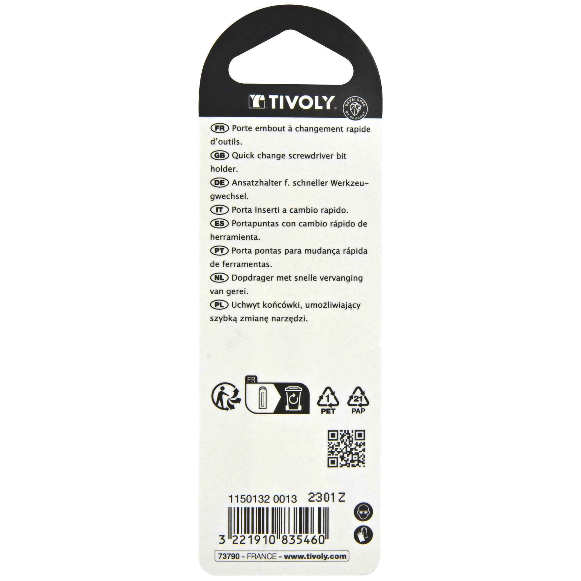 Portapuntas magnético Quick Change L. 60