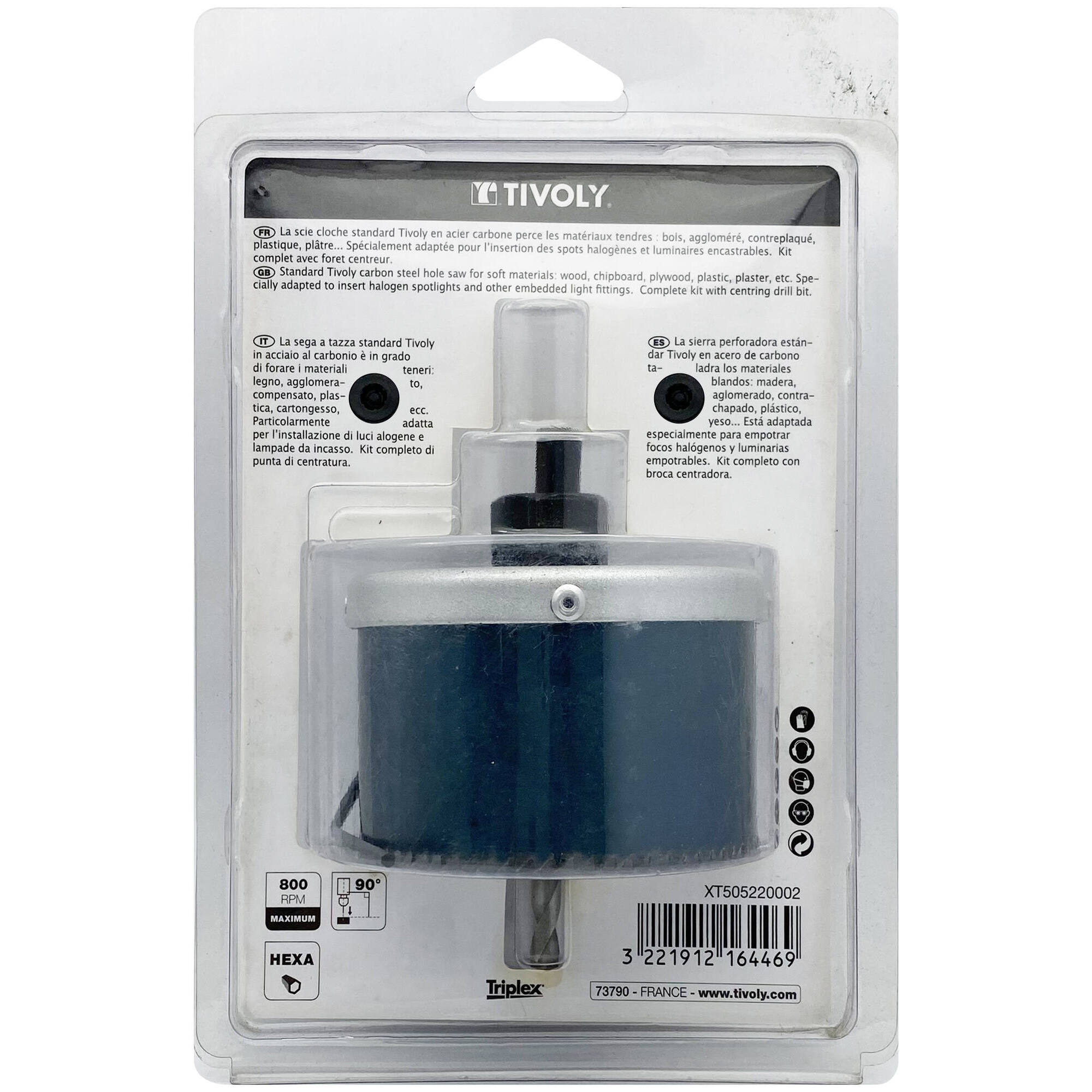 Ø: 80 / Sierra de corona HCS (Estuche blíster) / H: 40