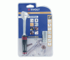 Llave de vaso universal + 1 carraca + 1 adaptador de vasos