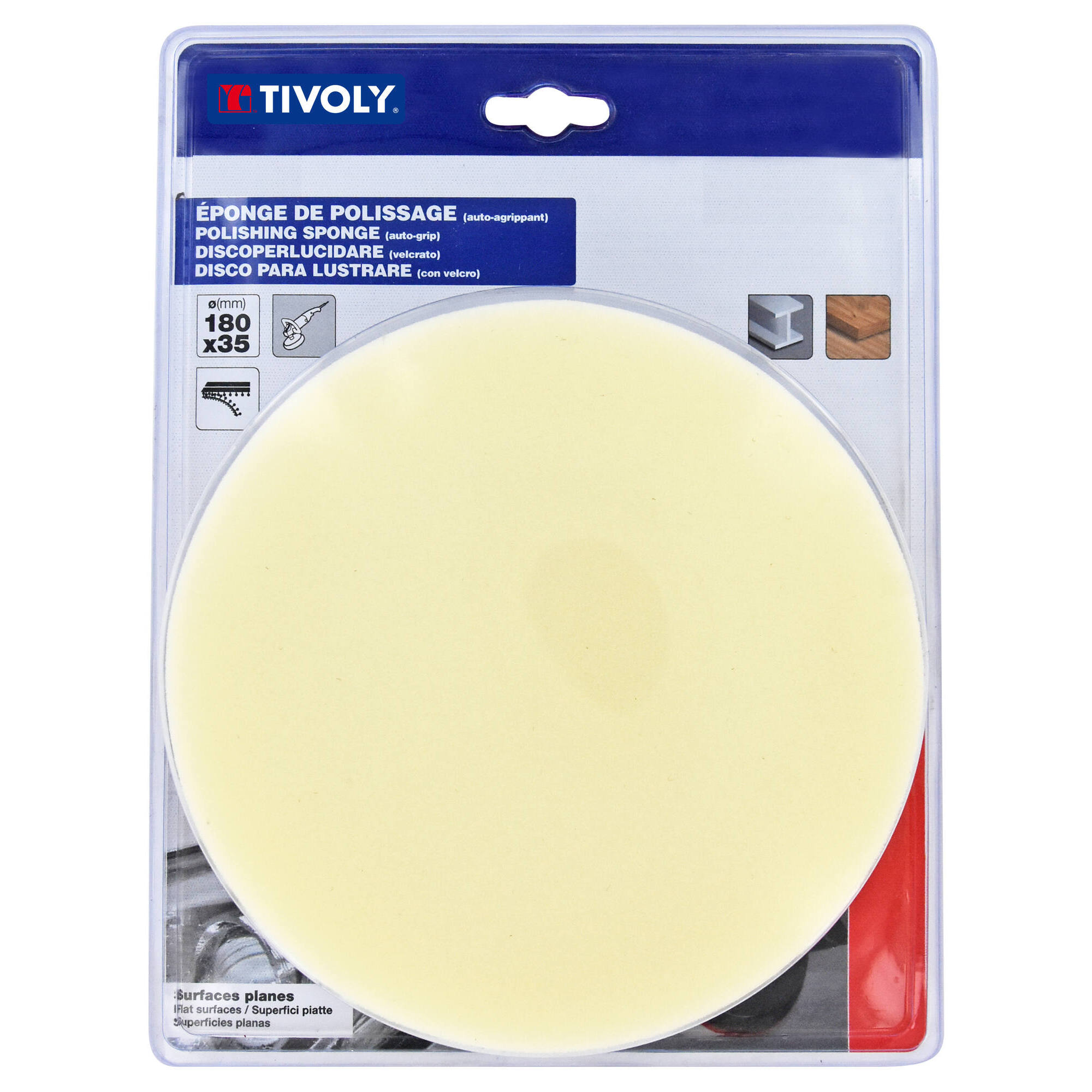 Esponja de pulido autoadherente Ø 180 x35mm
