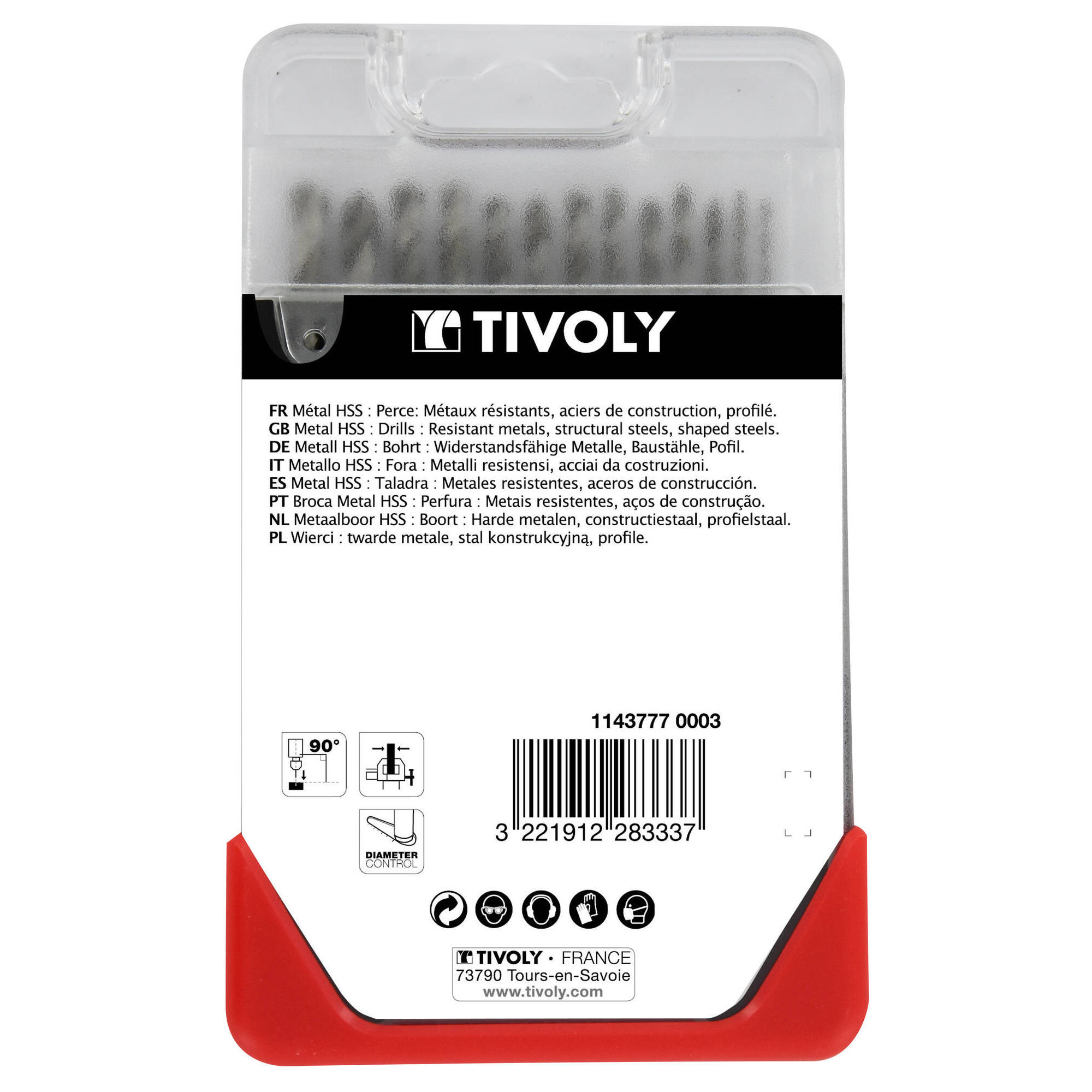 13 brocas para metal HSS rectificadas - punta en cruz Ø 1,5 a 6,5 mm